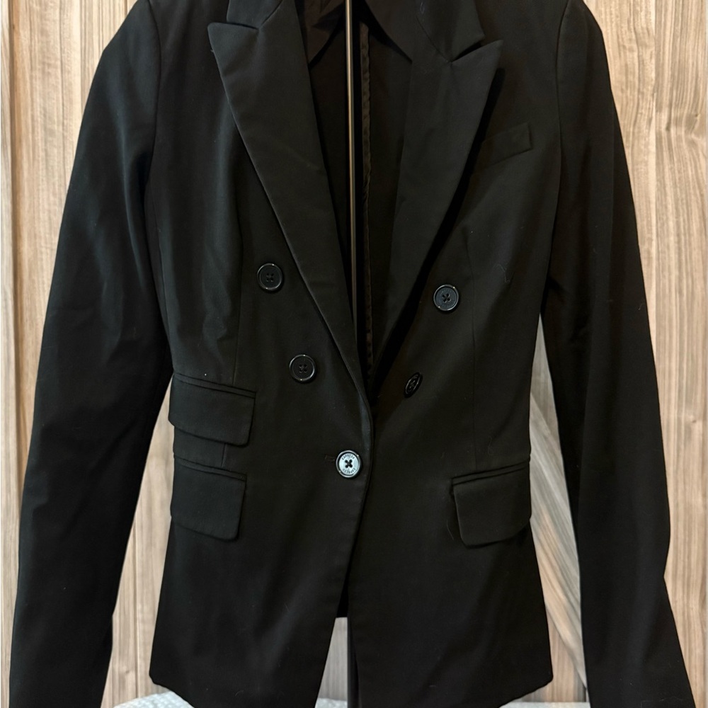 Express Black Double-Breasted Blazer - Size 4